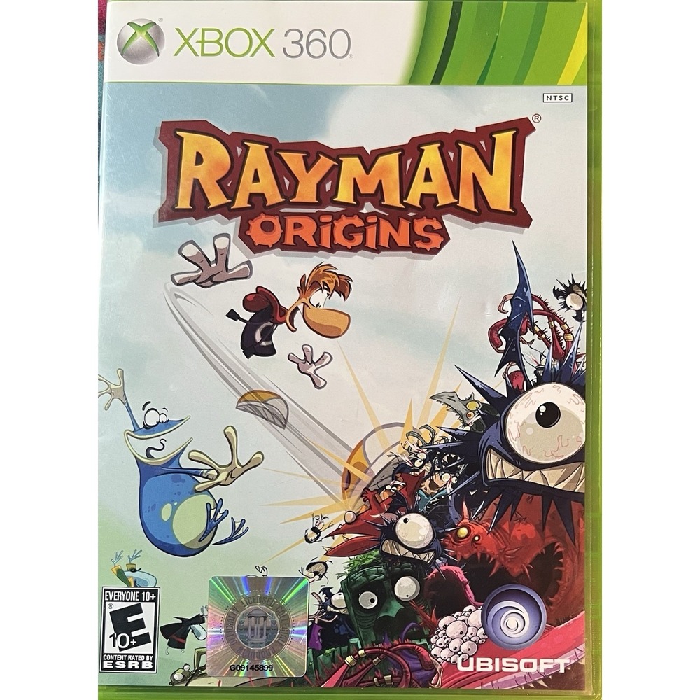 Rayman Origins Xbox 360 Ubisoft 2011 Platformer Game Complete with Manual CIB